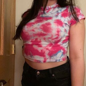Zumiez Tie Dye Crop Top